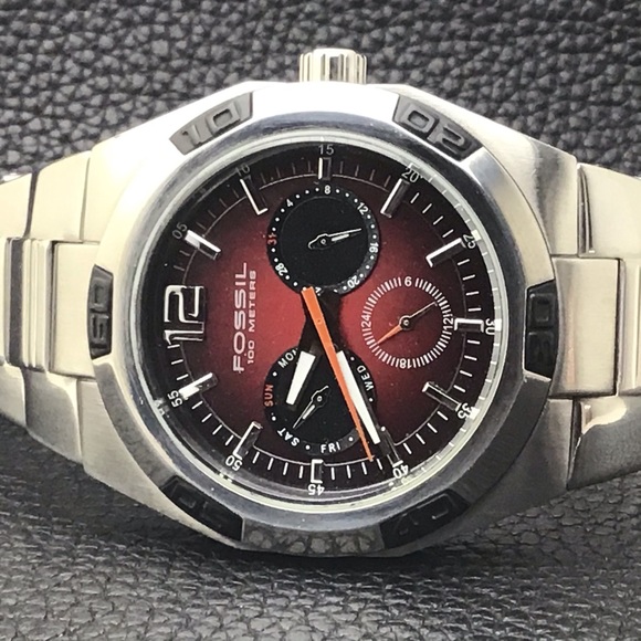 RARE FOSSIL Multifunction Watch - Picture 3 of 8